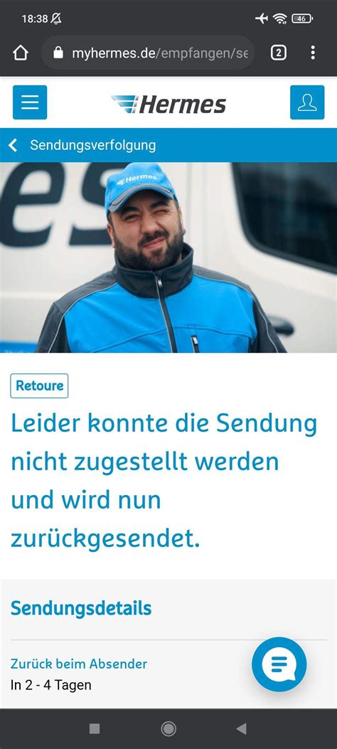 paket Hermes versandte nicht